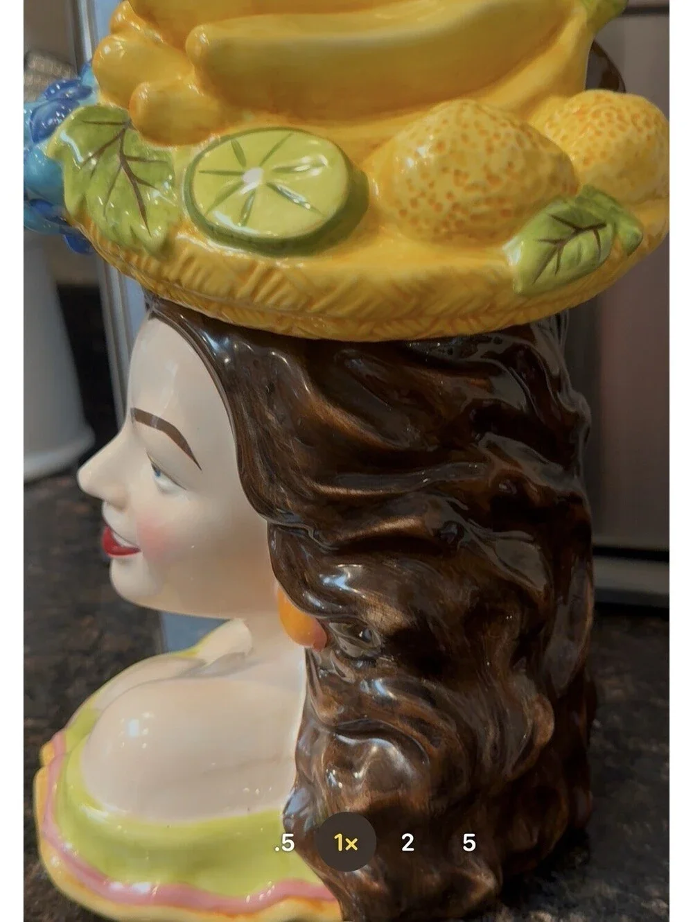 Carmen Miranda Retro Cookie Jar Casual Home 2005 11
